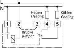 Eberle Feuchtraum-Temperaturregler AZT-I 524 510