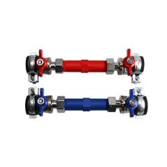 Maincor MFL Einbaustrecke für Wasserzähler Set blau/rot