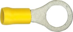 Wkk Kabelschuh in Ringform isoliert 4,0mm²-6,0mm² 4,3mm Farbe Gelb VPE: 100 Stück