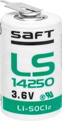 SAFT Saft Lithium Batterie 3,6V LS14250-2PF 1/2AA - Zelle 1/1 pin +/-