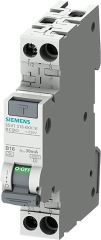 Siemens FI/LS kompakt 1P+N 6kA Typ F 30mA superresistent K B10