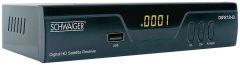 Schwaiger 12V DVB-S2 Receiver mit USB-Anschluss FTA & Scart + HDMI Ausgang