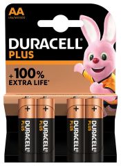 DURACELL MN1500 Plus AA Batterie 4er-Blister