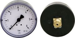 Afriso Rohrfedermanometer Industrie axial 63mm DN8 0-6 bar