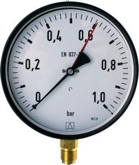 Afriso Rohrfedermanometer Industrie radial 160mm DN15 1/2