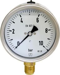 Afriso Glyzerin-Manometer Ø100mm DN15 1/2 radial 0-4bar