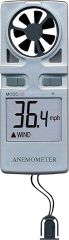 Handwindmesser, mit Windchill-Temperatur und Windstärke
