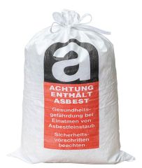 Storopack Gewebesack Asbest 700x1100mm besch. VPE: 50 Stk.