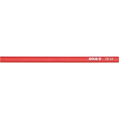 Sola Bleistift rot aus Lindenholz ZB 24cm Graphitmine HB