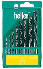 Heller Holzspiralbohrerset CV 8-tlg Ø3/4/5/6/7/8/9/10mm