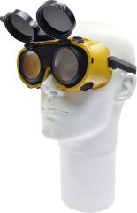 Schweißerbrille mit Klapprahmen Gläser Ø50mm