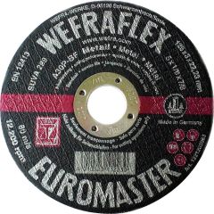 Wefra Trennscheibe Euromaster gerade für Metal l 125x3x22mm