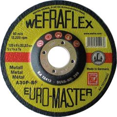 Wefra Schruppscheibe Euromaster für Metall 125x6x22mm