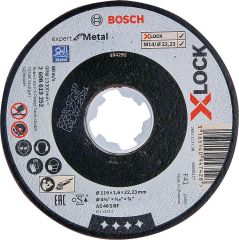 Bosch Trennscheibe gerade für Metall mit X-Lock Aufnahme