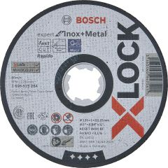 Bosch Trennscheibe für Stahl & Edelstahl mit X-Lock Aufnahme