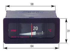 Imit Control-System Fernthermometer 0-120 °C mit 1,5 m Kapillarrohr