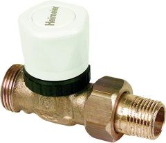 Heimeier Vorlauf-Regulierventil DN15 mit Thermostat Oberteil Anschl. RP 1/2 Verschraubu