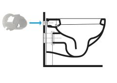 Evenes Durchflussbegrenzer für WC Serie Nuvola Fusion Spülra