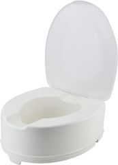Evenes WC-Aufsatz Elga mit Deckel aus PP Weiß Höhe 140mm