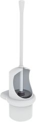Normbau WC-Bürstengarnitur aus Nylon Farbe: Weiß 19 inkl. Befestigung u. Diebstahlschutz