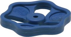Schlösser Handrad blau Polyamid 80x9 zu Blue-tec Ventile 1 1/2x2