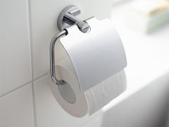 Grohe WC-Papierhalter Essentials mit Deckel chrom