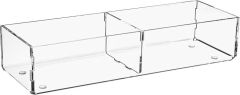 Sortierbox aus Plexiglas transparent 240x80x50mm