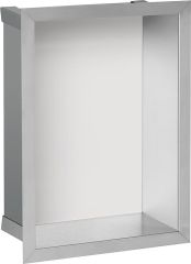 Evenes Wandnische mit weißer Glasrückwand, Tiefe 150mm, BxH:235x325mm