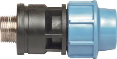Unidelta Anschlussverschraubung mit Messing AG 20mm x 1/2