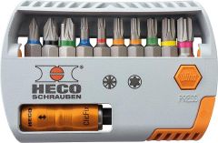 HECO Bit-Selector Heco- und Pozi-Drive mit Farbcodierung