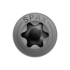 Spax Senkkopfschraube Schwarz verzinkt Vollgewinde 3x16mm