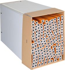 NMC Isolierschlauch exzentrisch 18x9mm Länge: 1m 150 Meter PE-XT mit Schutzhaut orange