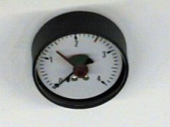 Brötje Tubra-Manometer, 1/4 Rücks., 0-4 bar 539487