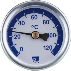PAW Ersatzthermometer neue Ausführung ab 07/2010 Drm. 50mm - Blau