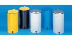 Abfallbehälter m.Pedal H700 mm D450 mm anthrazit