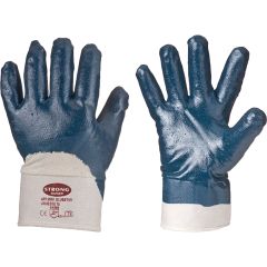 STRONGHAND Nitril-Handschuh Bluestar Gr.10 blau EN 388