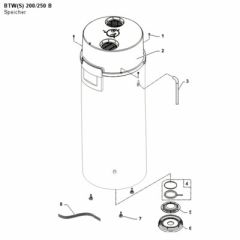 BRÖTJE Trinkwarmwasser Wärmepumpe BTW 250 B