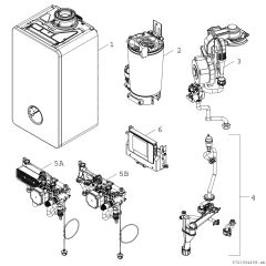 Bosch Gas-Brennwertgerät Kompaktmodul Condens 5300i WMA GC53