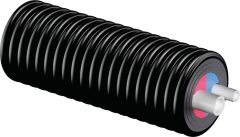 Uponor Fernleitung-Doppelrohr EcoFlex Aqua Twin 10 bar 32 x 4,4 - 25 x 3,5 -175 vorged. Achtung Meterware