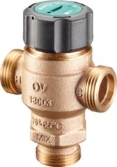 OVENTROP-Thermostat Brauchwassermischer Brawa-Mix, DN25, G1 1/4xG1 1/4xG1 1/4