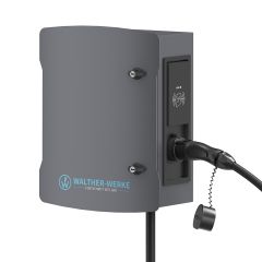 Wallbox smartEVO PRO 22 mit 1 Ladekupplung max. 22kW, PLC ISO 15118,