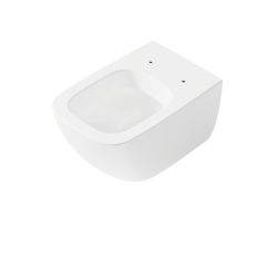 Vigour Wand-Tiefspül-WC white ohne Spülrand unsichtbare Befest. weiss PflegePLUS