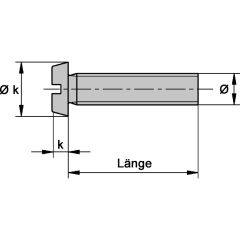 Zylinderschraube verz. 5x60 DIN-EN-ISO 1207