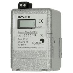 Braun Ölmengenzähler HZ5-DR mit Impulsgeber und LCD