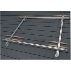 OEG Aufdachmontageset 4flex 30 Röhren Schiefer & Pappdächer