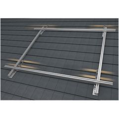 OEG Aufdachmontageset 4flex 150 Röhren Schiefer & Pappdächer