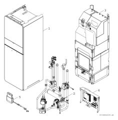 Bosch Kompaktmodul AWMB 9 für Luftwärmepumpe Hydraulik Regel