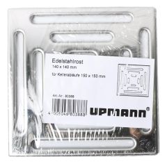 Upmann Edelstahlrost 140x 140mm, poliert - 80388
