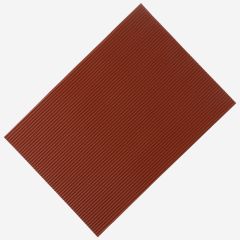 Weishaupt Abdichtplatte 300 x 420 plissiert rot/braun - 48002000837