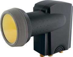 Schwaiger Digitales Quattro-LNB Anthrazit 40mm/Sun Protect